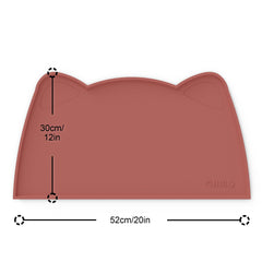 OHMO tapis alimentation chien silicone antiderapant, stabilité assurée.