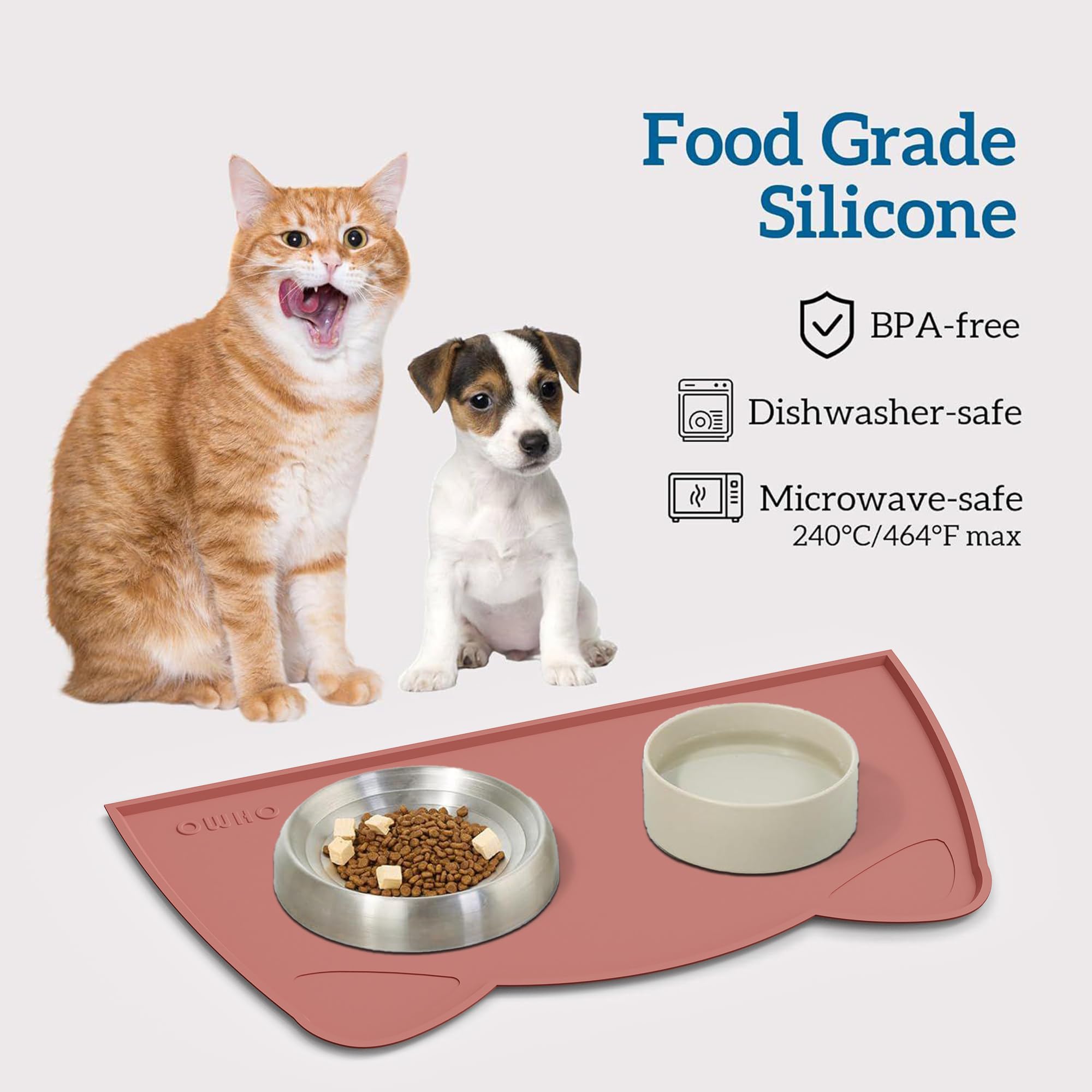 OHMO tapis d alimentation impermeable nettoyage rapide après le repas
