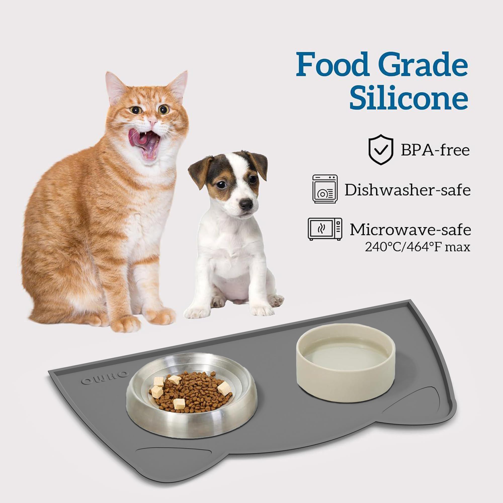 OHMO tapis imperméable, facile à nettoyer après les repas