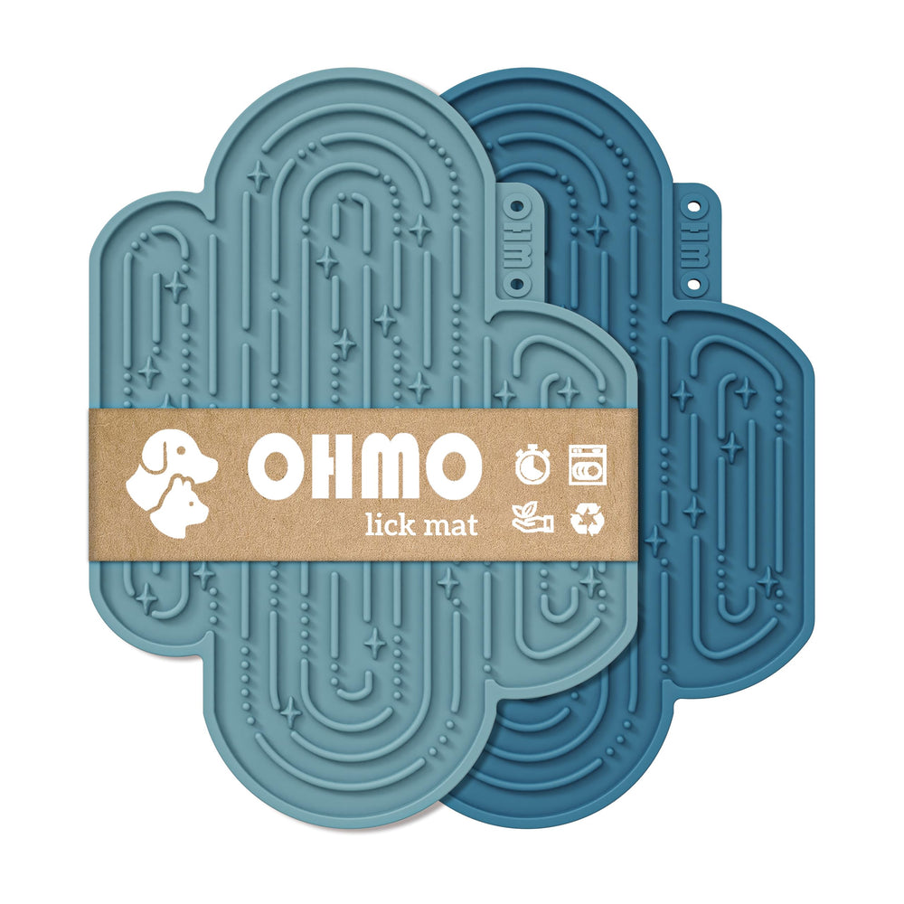 OHMO tapis de léchage cactus pour chien et chat – session calme et prolongée lors des repas