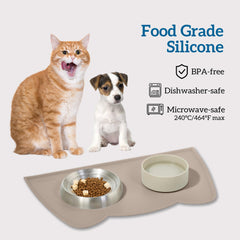 OHMO Tapis silicone anti-glisse pour repas stable