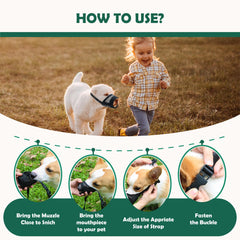 OHNSO museau chien grande utilisation polyvalente pour soins, voyages et socialisation.