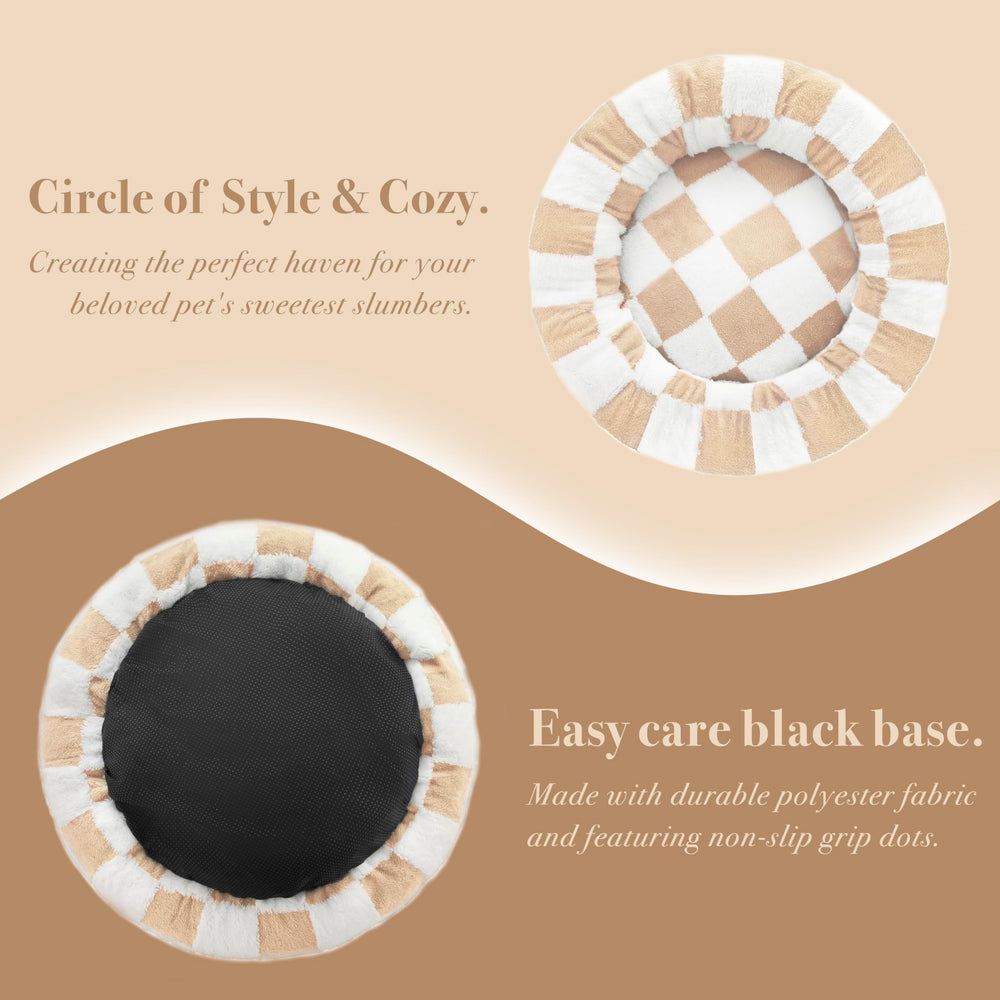 Lit rond Ohocut, forme ergonomique pour sécurité et cocon.