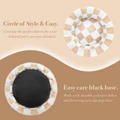 Lit rond Ohocut, forme ergonomique pour sécurité et cocon.