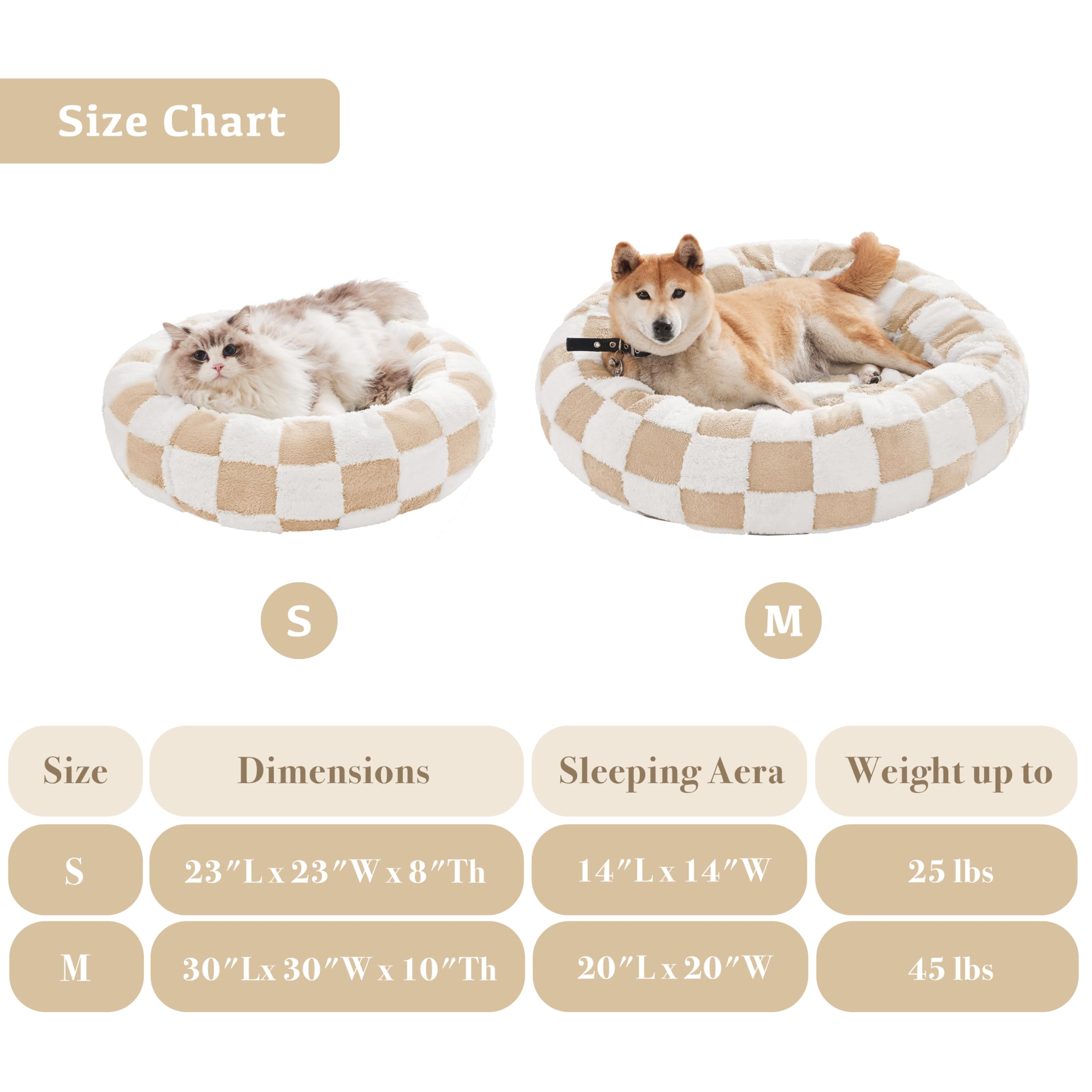 Taille 23 pouces, parfait pour petits chiens et chats Ohocut.