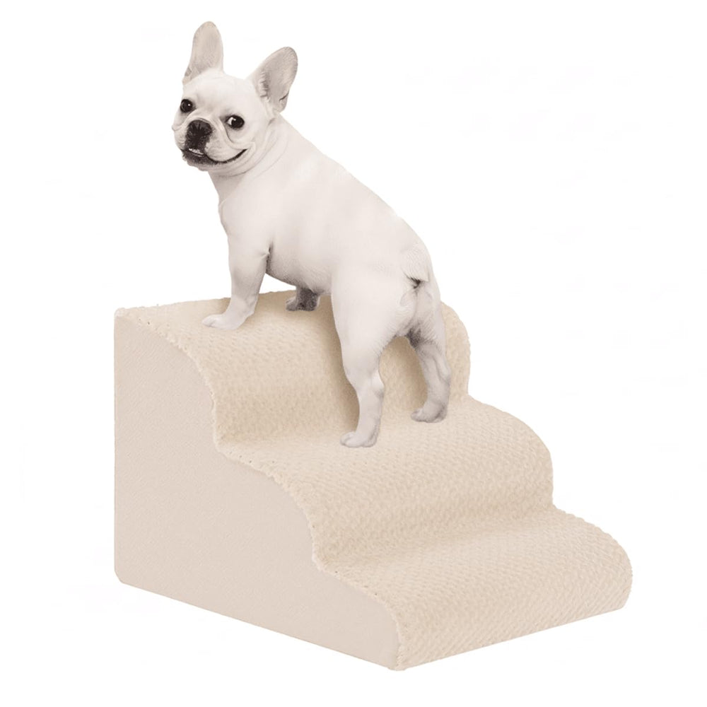 Oiilores escalier pour chiens, 3 étapes, facilite l'accès au canapé.