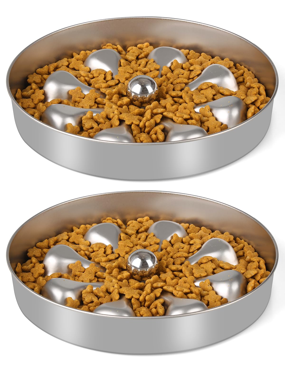 Bol Oiwliur double-face avec grande capacité pour repas variés.