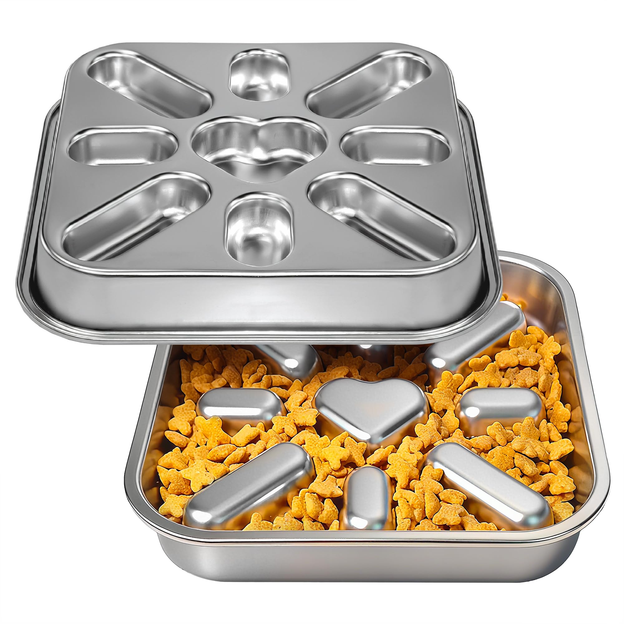 Bol lent Oiwliur avec motif fleur pour ralentir les repas