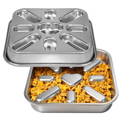 Bol lent Oiwliur avec motif fleur pour ralentir les repas