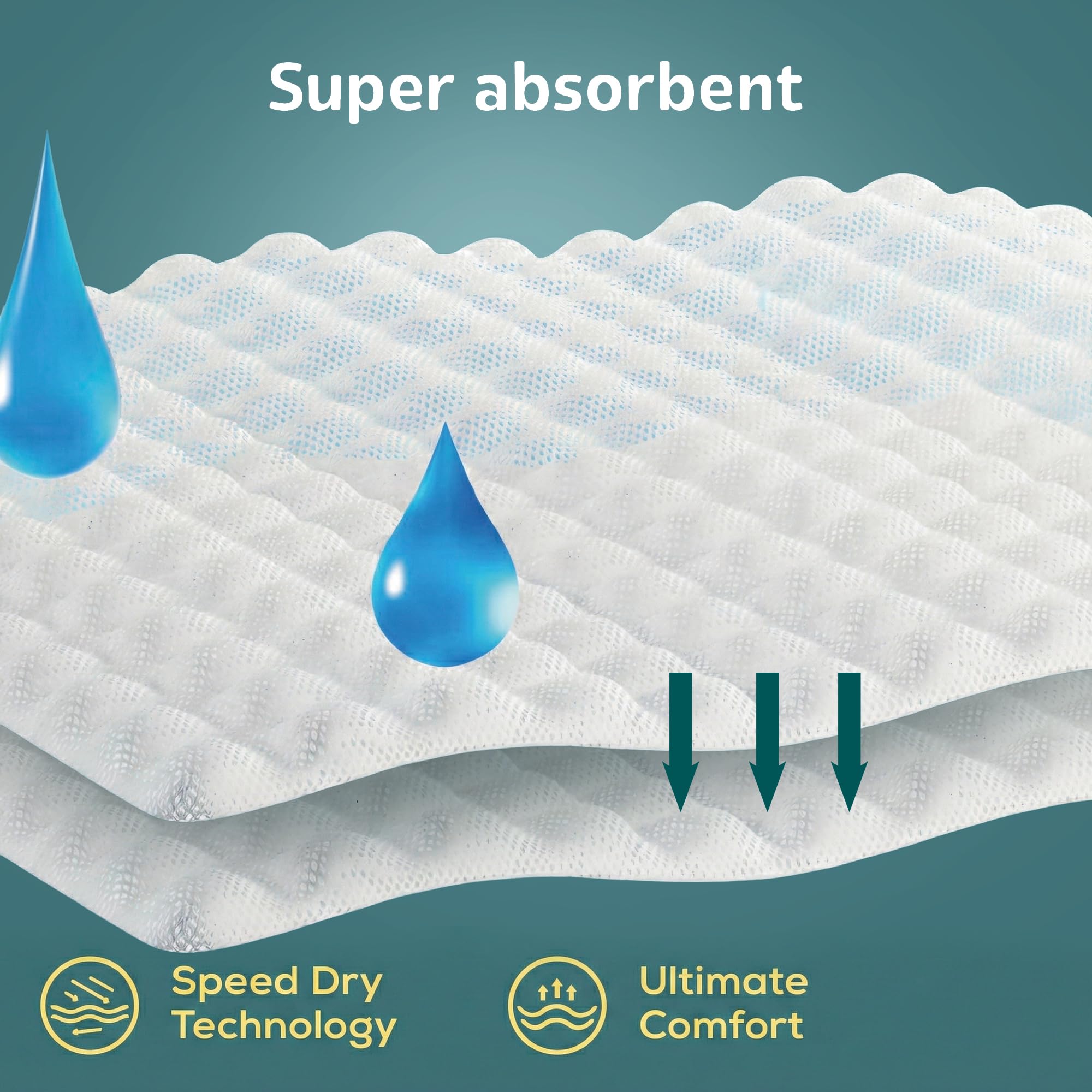 O'JAY couche pour marquage et incontinence, usage intérieur.