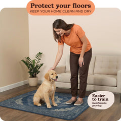 Tapis O'JAY lavable pour chien, réutilisable et économique.
