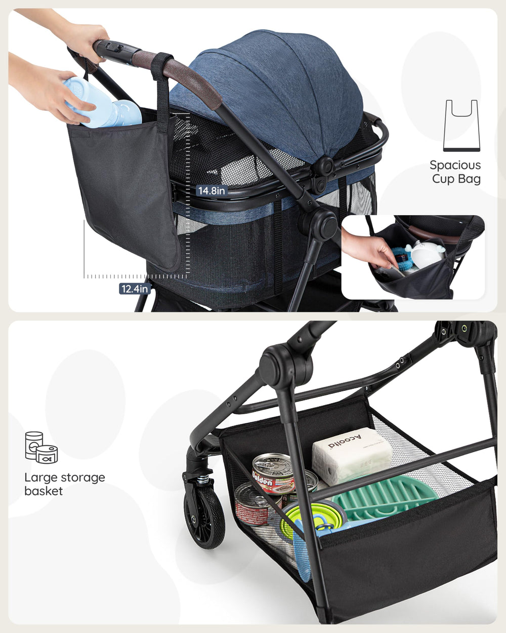 Frein double à une touche pour immobilisation rapide