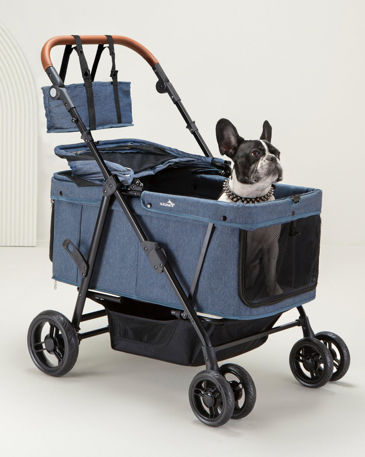 ojcme-poussette-chien-gros-60kg: stabilité et confort pour grand chien.