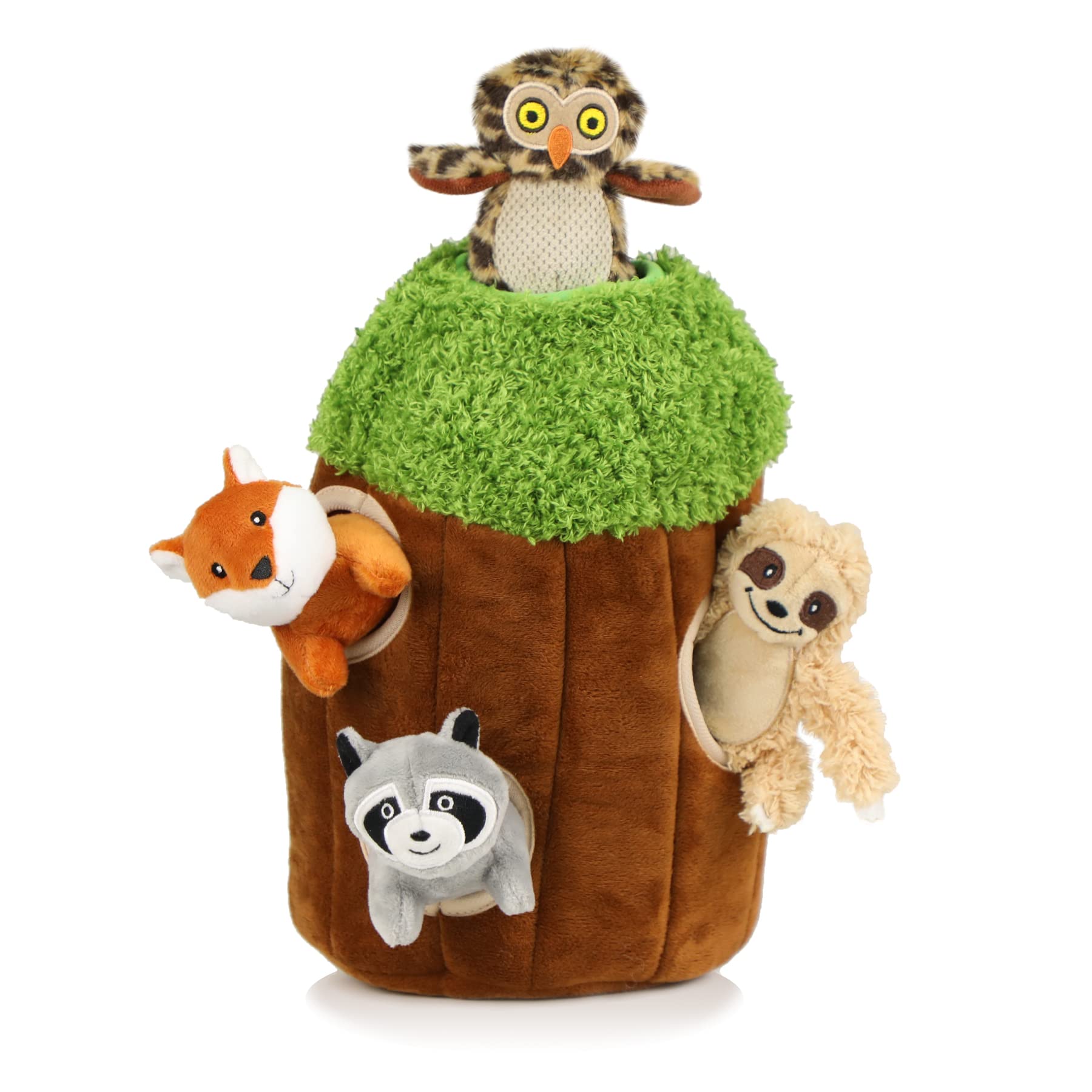 okegztoa-peluches-interactives-sifflement: peluche douce pour divertir et stimuler l'attention du chien.