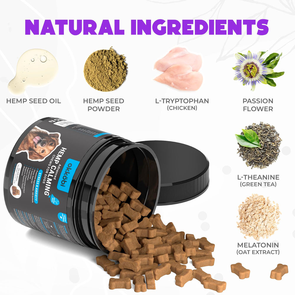 OKKÖBI friandises apaisantes chien canard, saveur et tranquillité