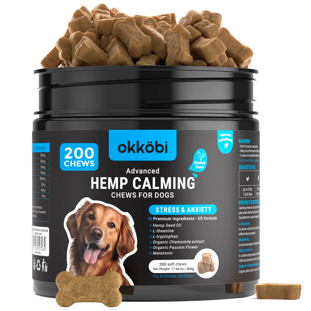 OKKÖBI friandises apaisantes chien poulet pour calme rapide