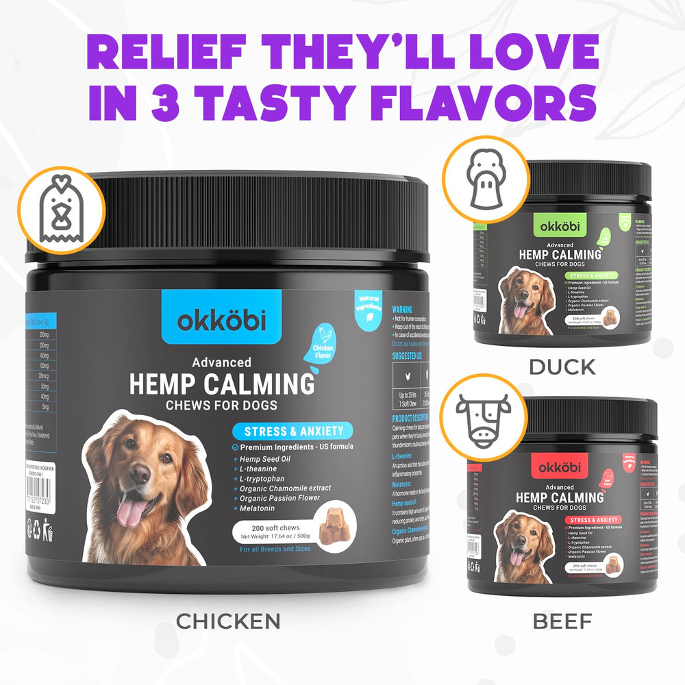 OKKÖBI friandises apaisantes chien toilettage