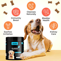 OKKÖBI friandises urinaires chien ingrédients naturels cranberry et D-Mannose.