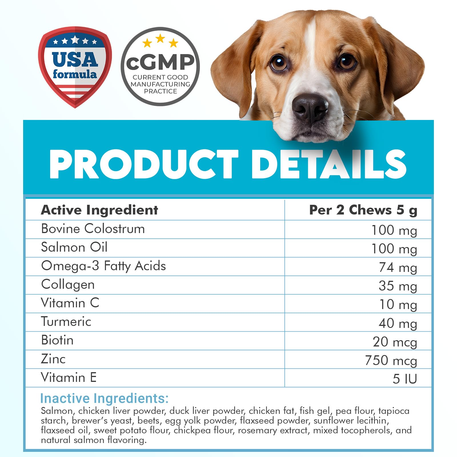OKKÖBI Omega 3 pour chiens – peut aider à apaiser les démangeaisons.