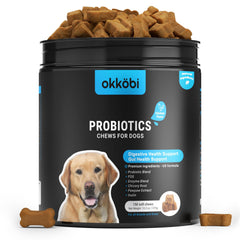 OKKÖBI Probiotiques pour chiens, bouteille pratique pour une administration facile