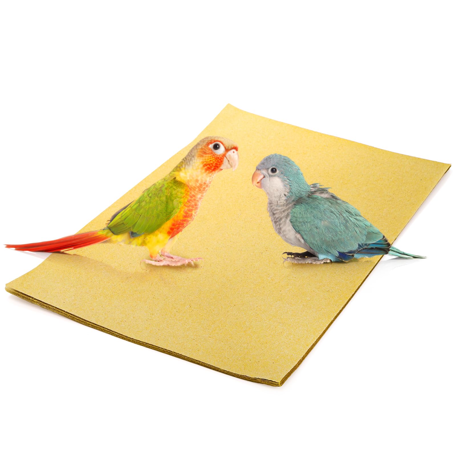 Okllen papier gravier pour cage d'oiseaux – fond de cage épais et stable