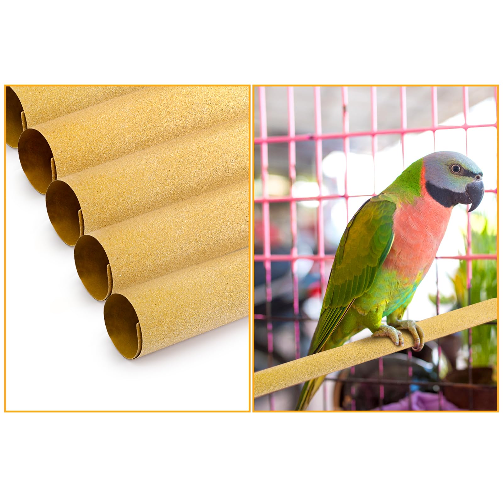 Okllen papier gravier pour cage d'oiseaux – améliore le confort de votre animal