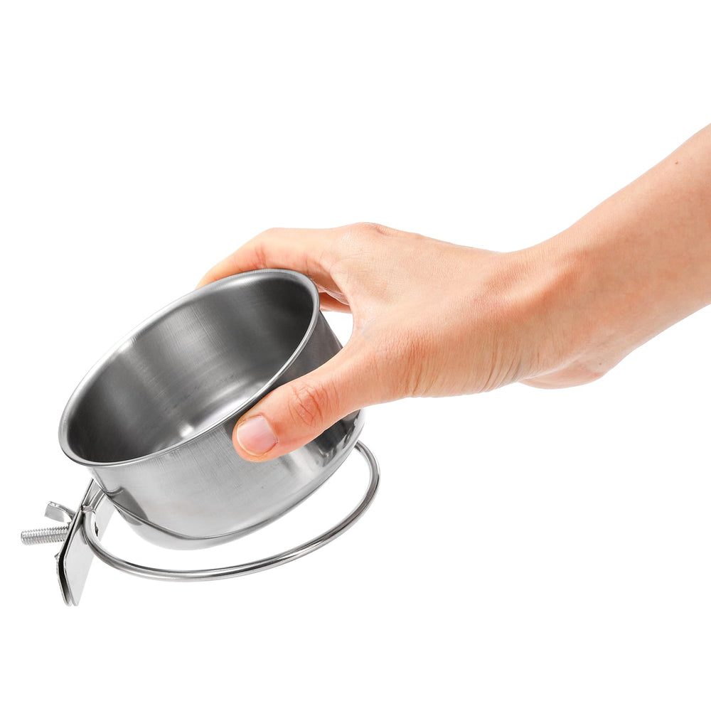 Utilisation Okllen pour perruches et calopsittes, nourriture et eau pratiques.