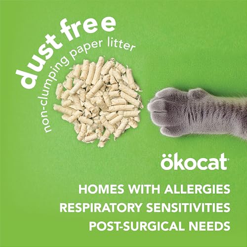 ökocat litière papier non-agglomérante: nettoyage rapide et sans grumeaux