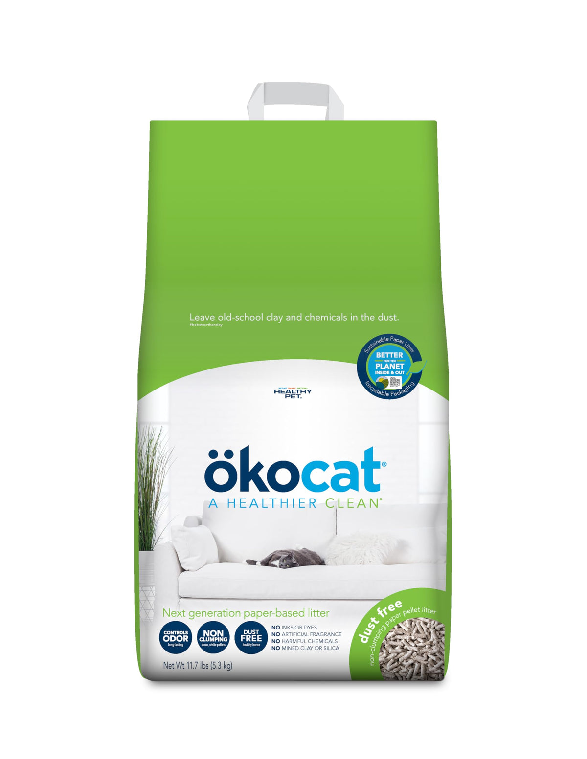 ökocat litière pellets papier sans parfum: absorption efficace et sans odeur