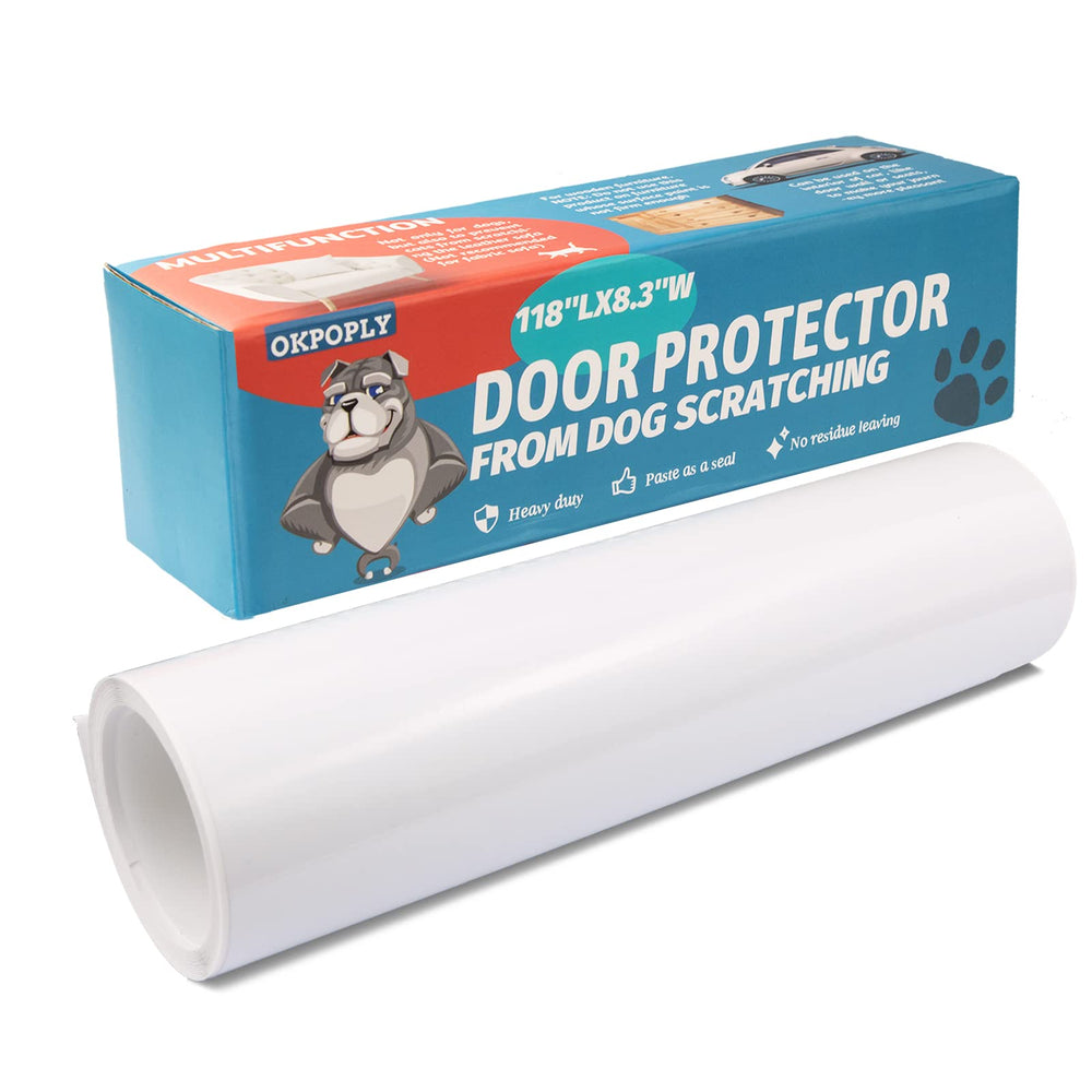 OKPOPLY protecteur de porte transparent, protège les surfaces des griffures.