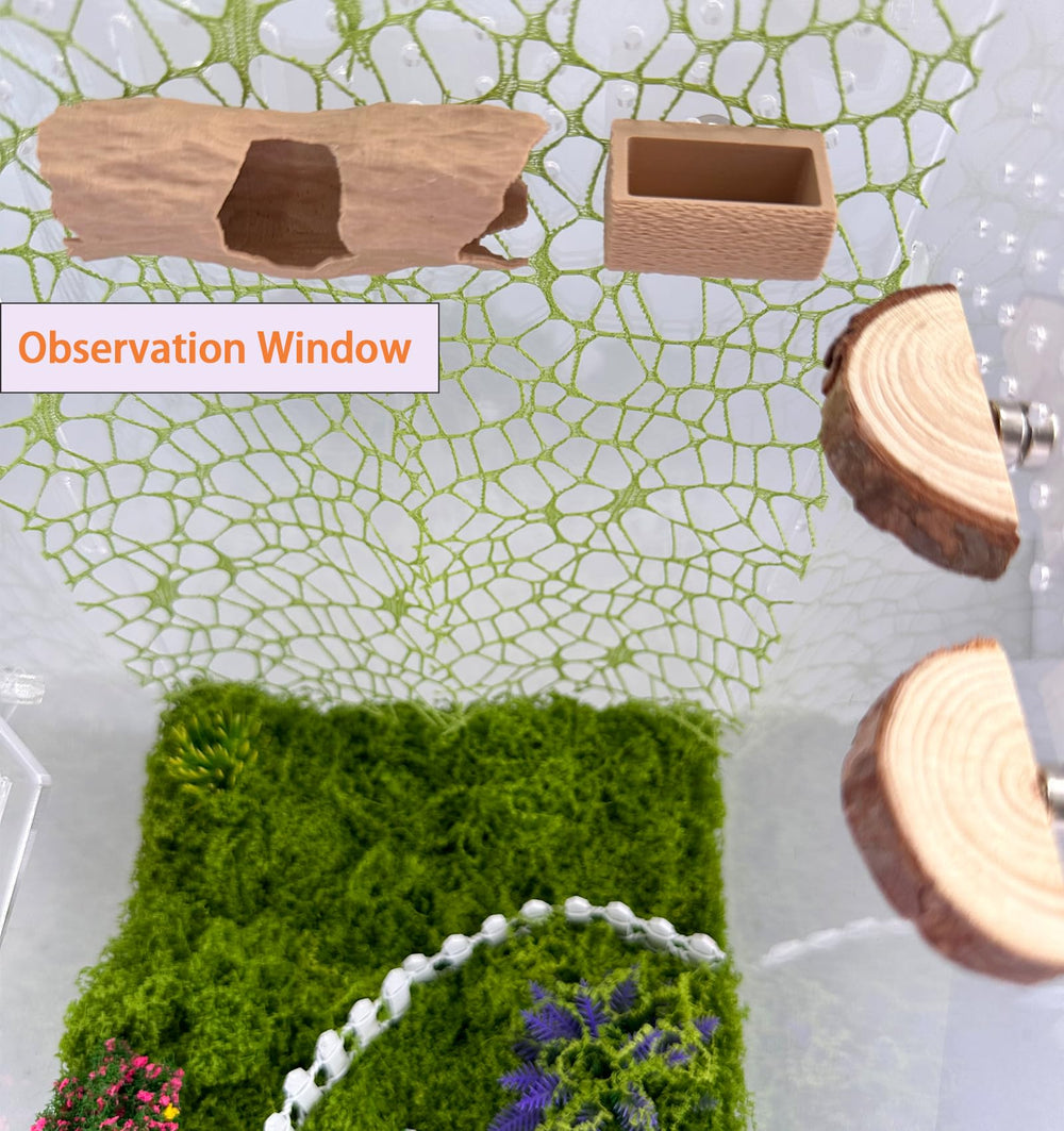 Okueejur accessoires terrarium: décor polyvalent et repositionnable.