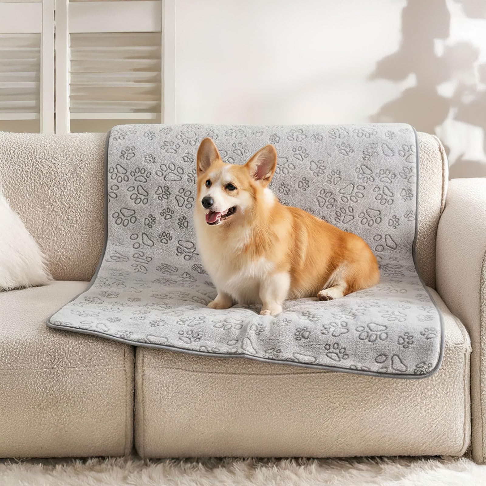 Okxiri couverture chien 41x30 pouces: taille pratique pour petits et moyens chiens.