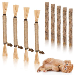 Okxiri Silvervine batons pour chats: stimulation sensorielle pendant le jeu et le mâchage