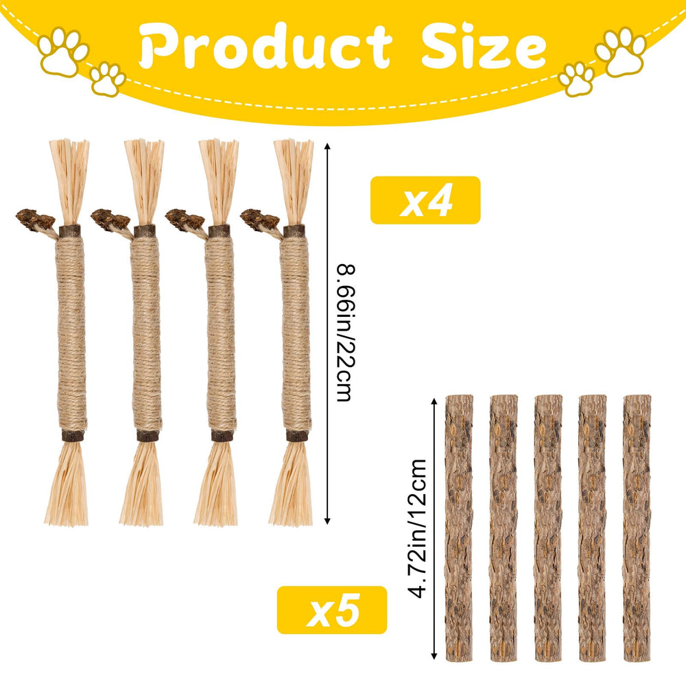Okxiri batons silvervine pour chats: favorise l'activité et l'exercice
