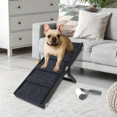 Okydoky rampe pour petit chien sur canapé, montée en douceur.