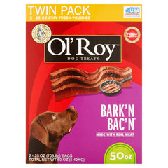 Ol' Roy Bark'n Bac'n croquettes chien bacon - récompense délicieuse pour votre chien.