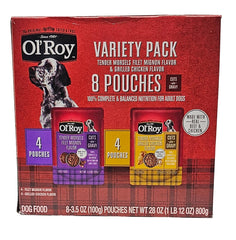 Ol' Roy poulet grillé: morceaux savoureux dans sauce, repas humide pratique.