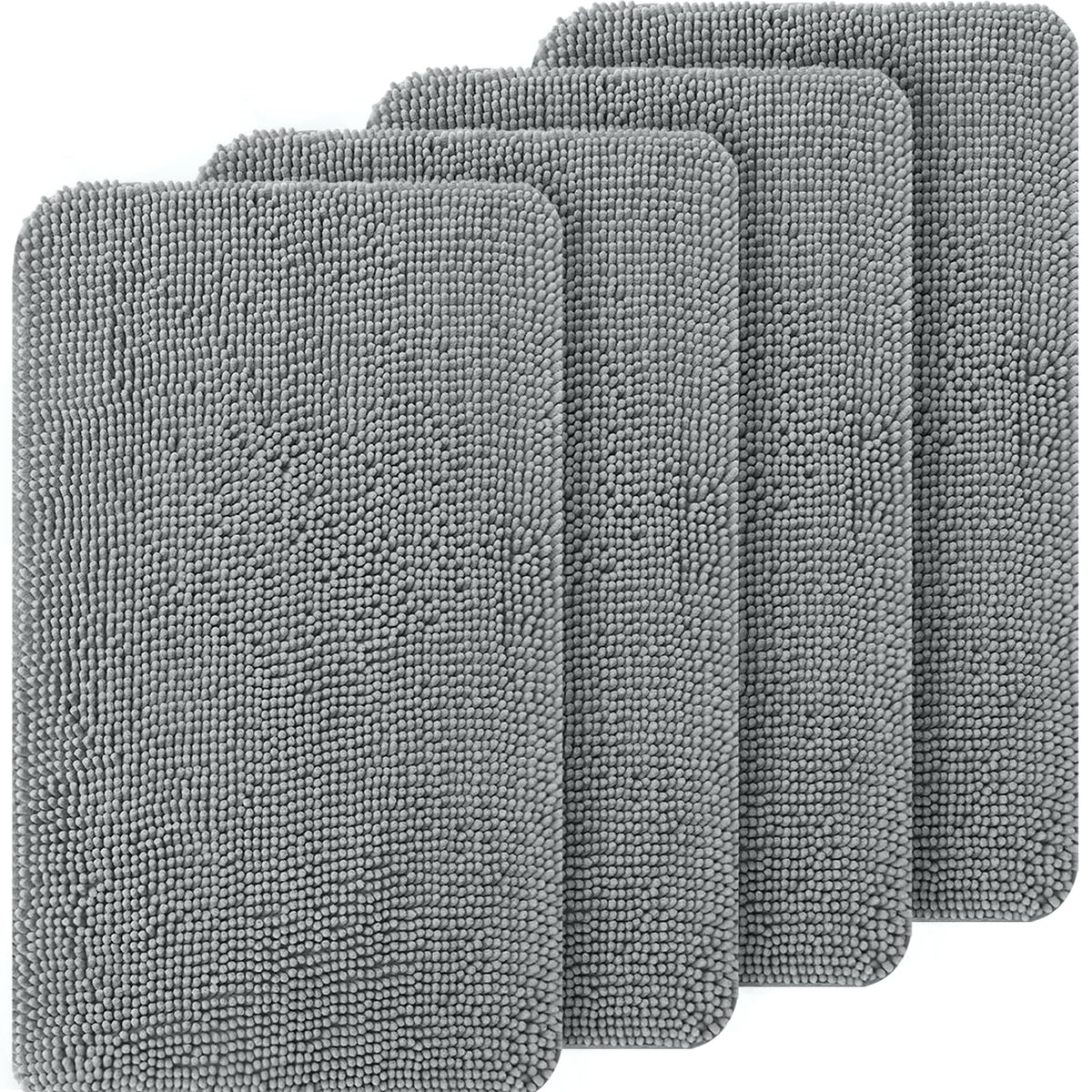 OLANLY tapis chien porte absorbant humidite, absorption rapide des eaux et boue.