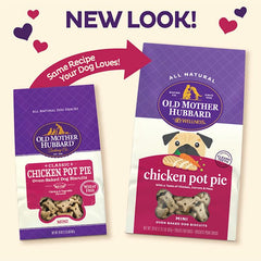 Biscuits os poulet Old Mother Hubbard, texture croustillante idéale pour mâcher.