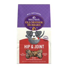 Old Mother Hubbard biscuits hanches et articulations : texture croquante et mobilité potentielle.