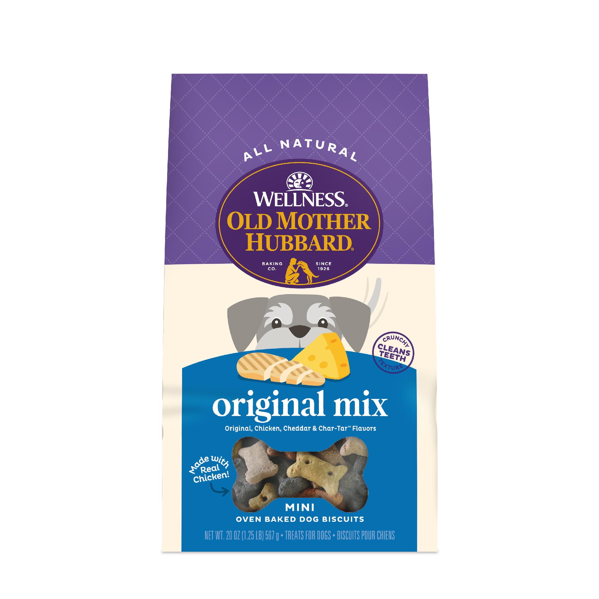Old Mother Hubbard Biscuits Original Mini en emballage attractif, récompense idéale pour le dressage