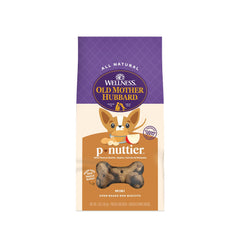 Old Mother Hubbard P-Nuttier mini biscuits, emballage pratique pour l'entraînement.