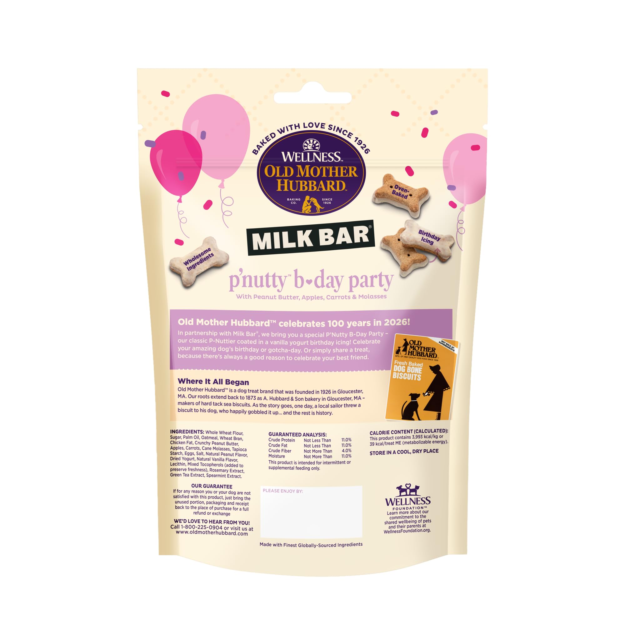 Old Mother Hubbard portion individuelle 10 oz pratique