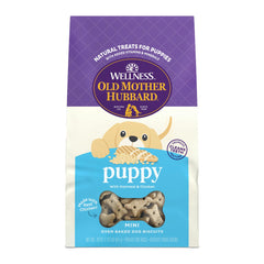 Old Mother Hubbard biscuits puppy mini, croquant idéal pour récompenser l'apprentissage.
