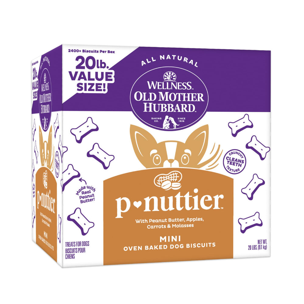 Old Mother Hubbard P-Nuttier: biscuits mini croquants parfaits pour l'entraînement.