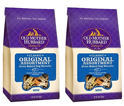 Emballage Old Mother Hubbard 2-pack : friandises naturelles pour récompenser l'entraînement.