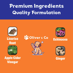 Formulation saveur baconOliver & Co pour oreilles canines.