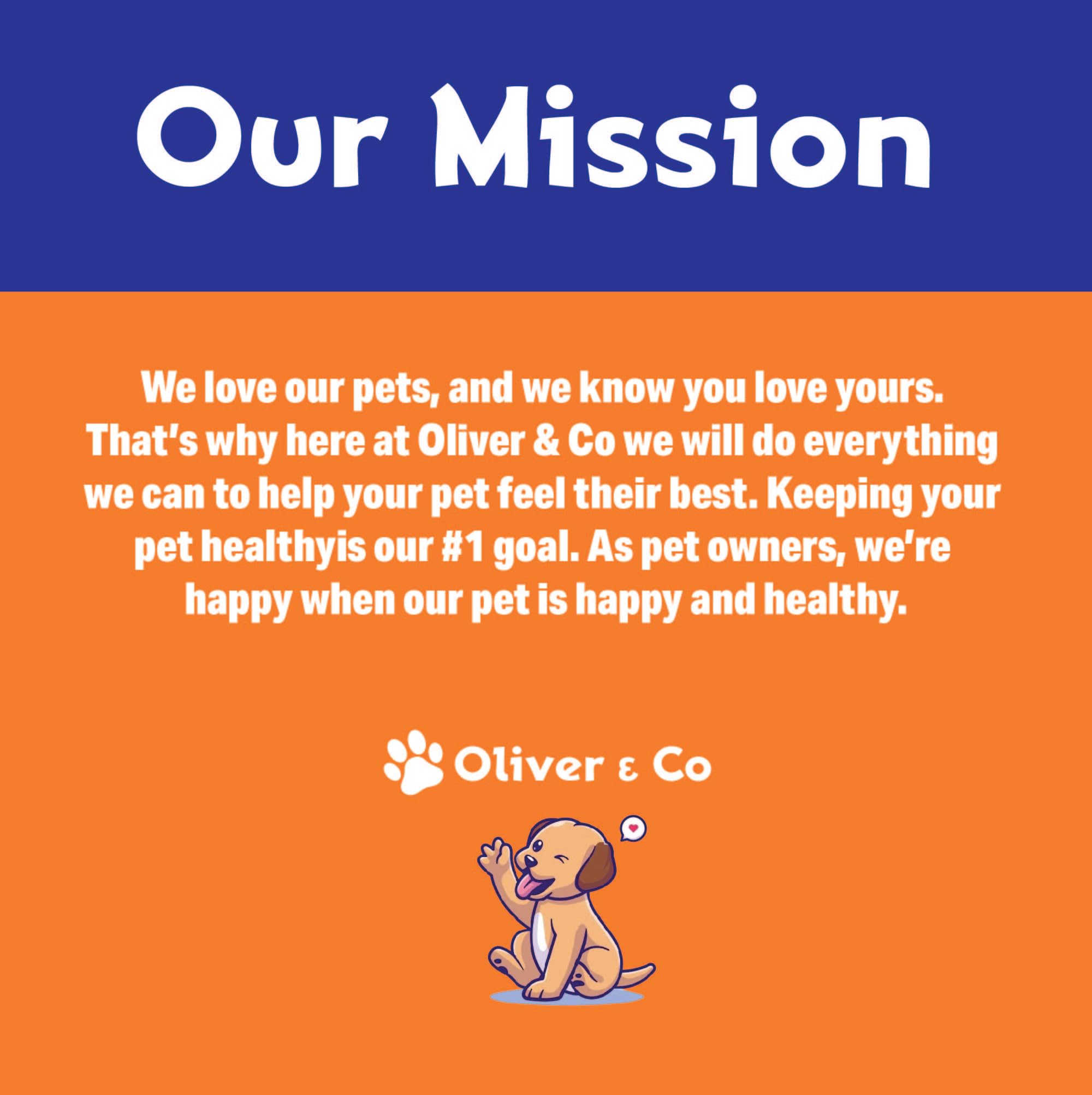 Utilisation quotidienne facile Oliver & Co pour oreilles de chien.