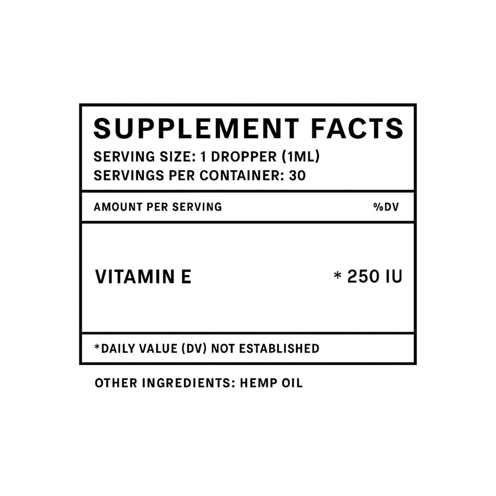 Oliver & Co. Vitamine E pour chiens – flacon-pipette pratique pour doser facilement.