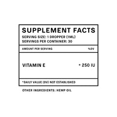 Oliver & Co. Vitamine E pour chiens – flacon-pipette pratique pour doser facilement.